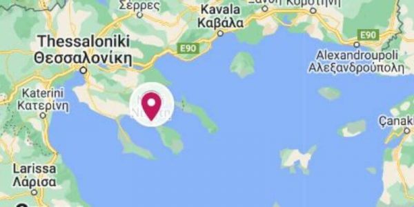 Никити, Ситония – Халкидики, Гърция, на 390 км от София