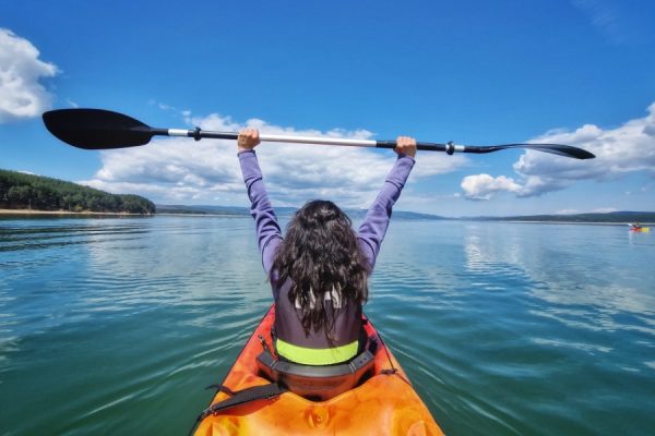 Каяк или съп борд на яз. Искър