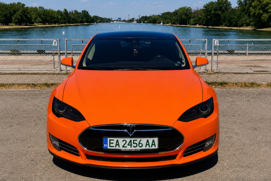 Шофиране на Tesla